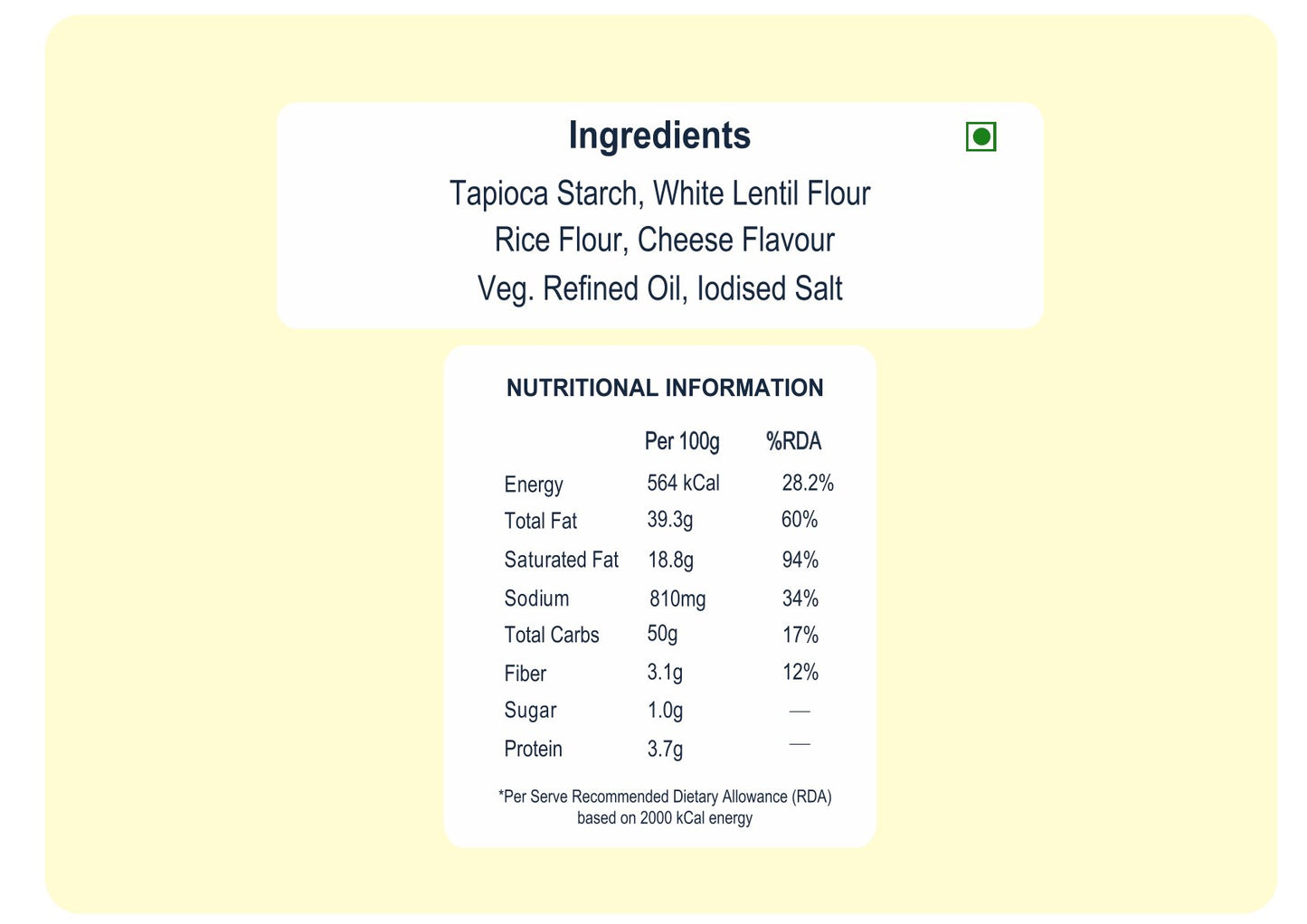 Cheese Butter Murku Crispy Gluten FREE